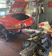 Classic car restoration